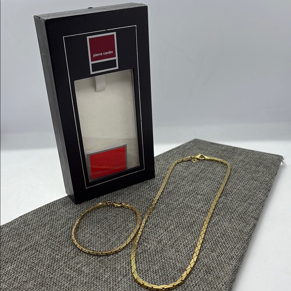 Pierre Cardin Gold Rope Chain Necklace